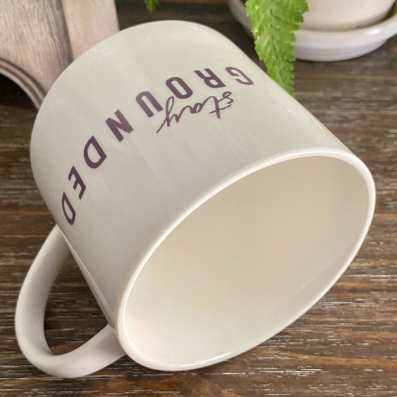 Target‎ Limited Edition “Stay Grounded” White Purple Ceramic Mug - Picture 2 of 6